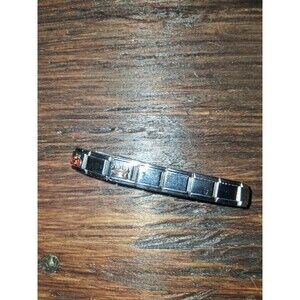 Zoppini Silvertone Bracelet With Charms Bicycle Birthday Cake
